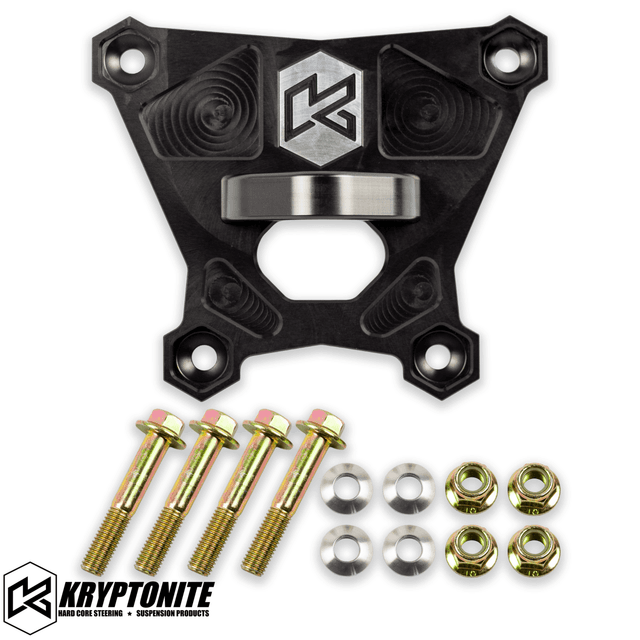 KRYPTONITE POLARIS RZR DEATH GRIP REAR RADIUS PLATE 2020-2021 PRO XP - PLATE KIT WITH TOW HOOK